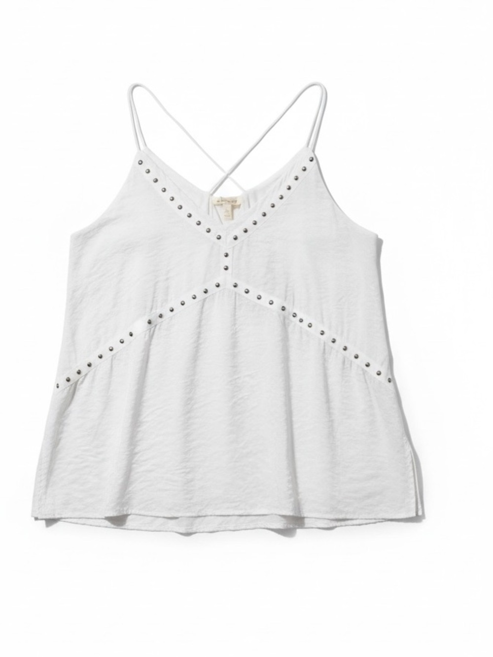 POL White Studded Tank – Large